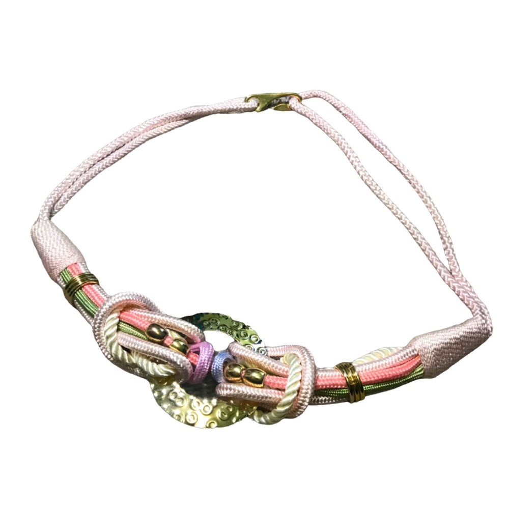 Vintage belt 1980s pastel retro
